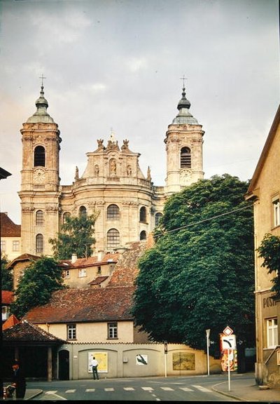 View of the Benedictine Abbey, begun by Franz Beer and completed by Christoph Thumb, Andreas Schreck and Donato Guiseppe Frisoni by German School